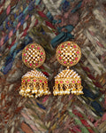 The Jaaliwork Moti Jhumkas